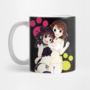 Anime Neko Cat Keyhole Lingerie Small Girls Mug